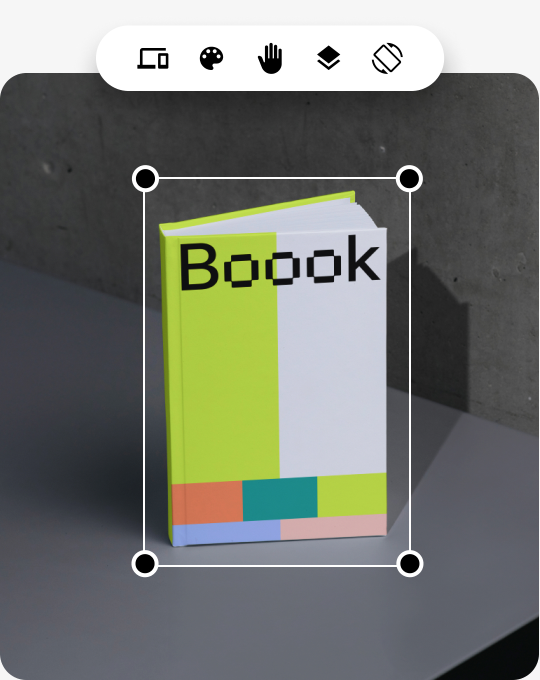 Edit your book mockup as needed