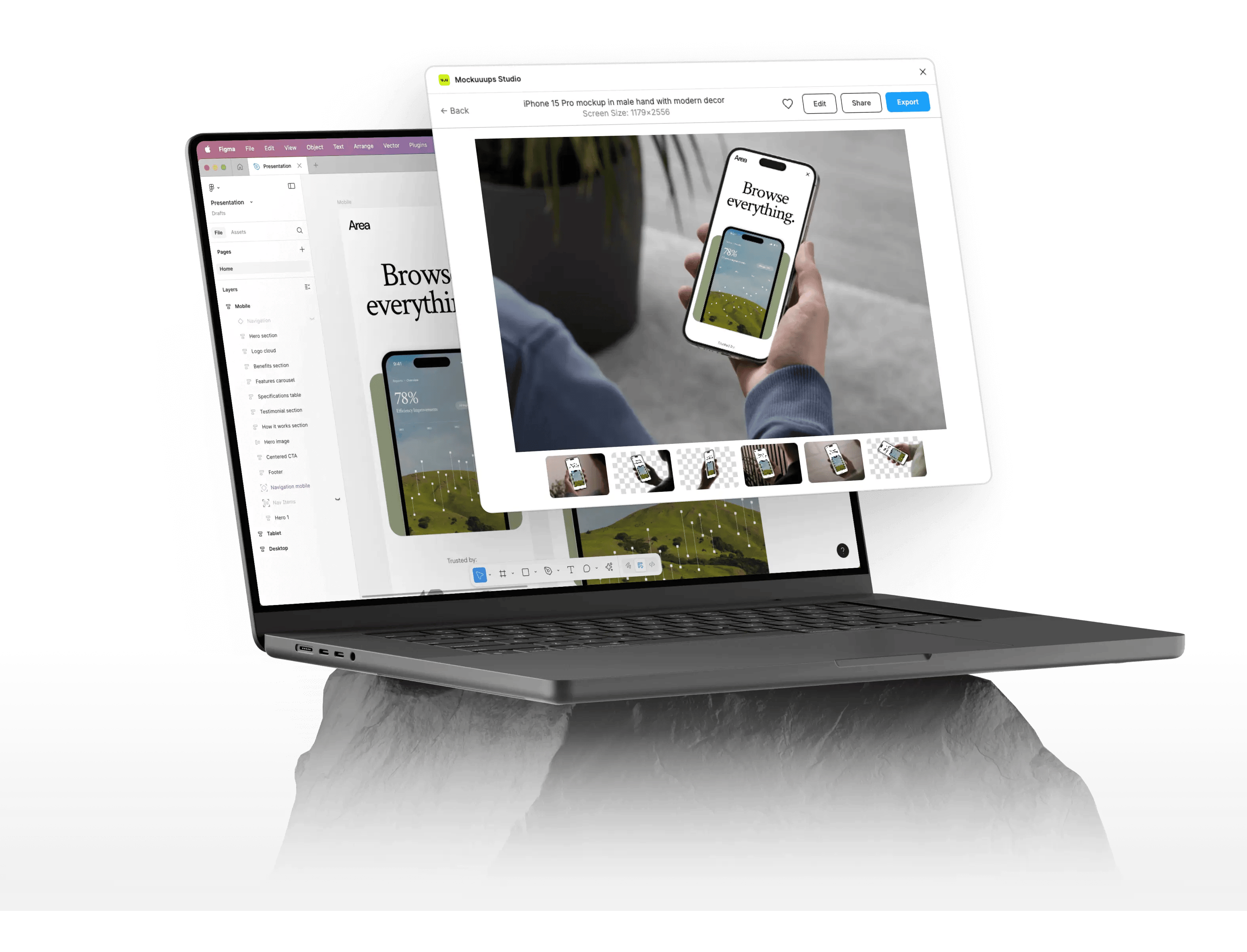 Figma Mockup Plugin Preview