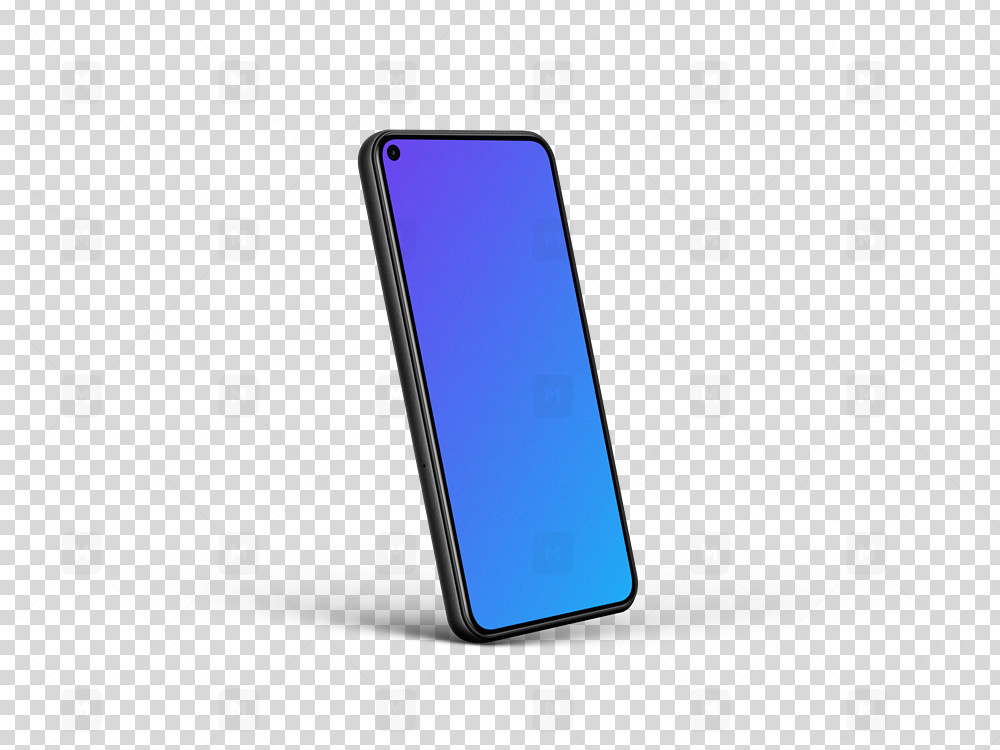 Google Pixel 5 Mockup (Perspective)