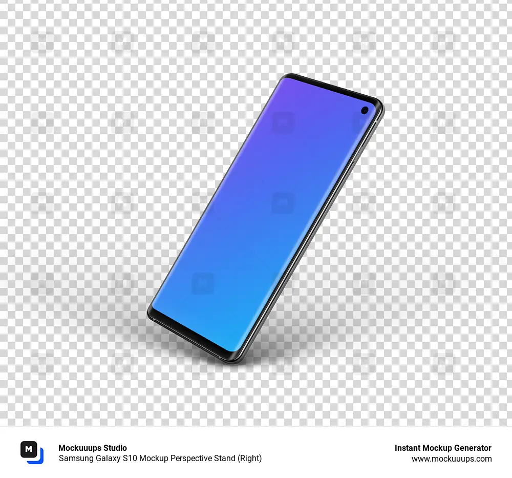 Download Samsung Galaxy S10 Mockup Perspective Stand (Right ...