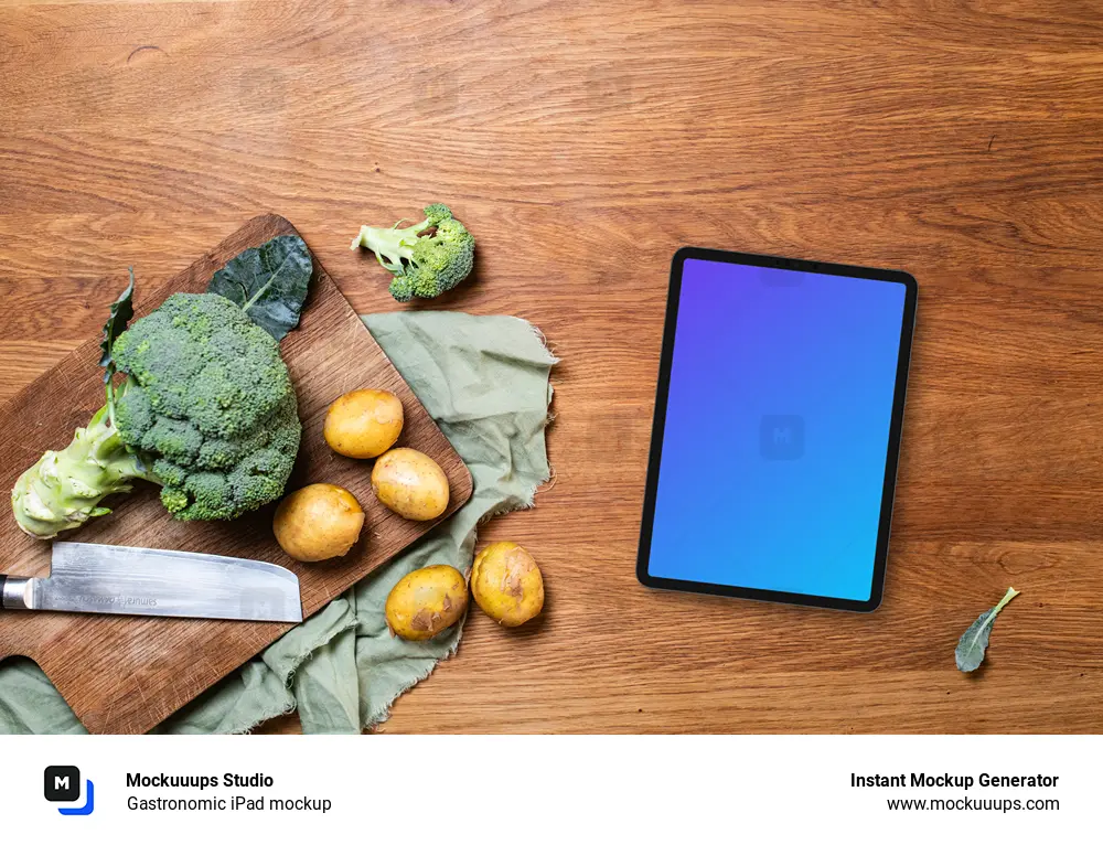 Gastronomic iPad mockup