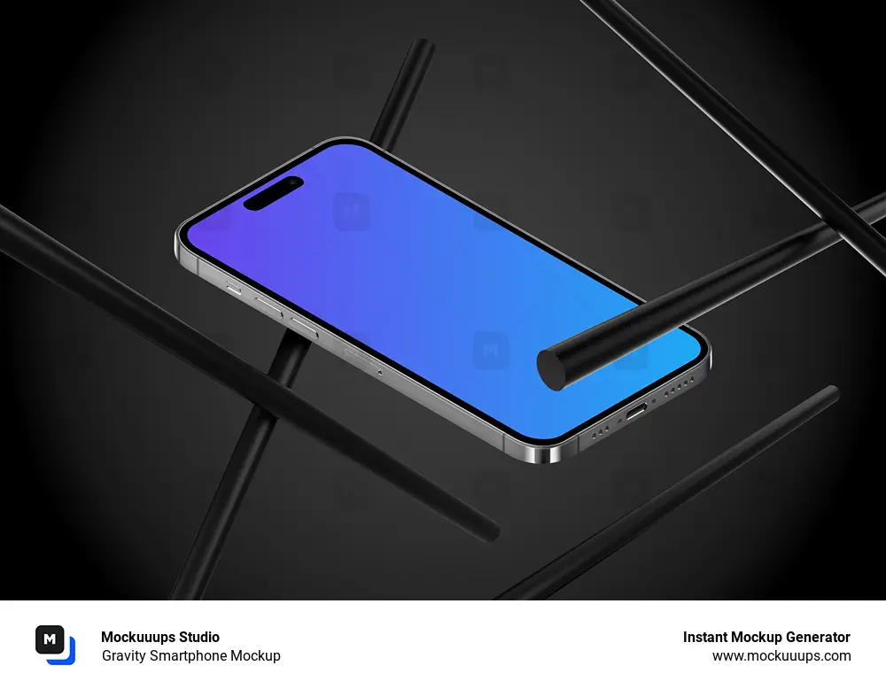 Gravity Smartphone Mockup