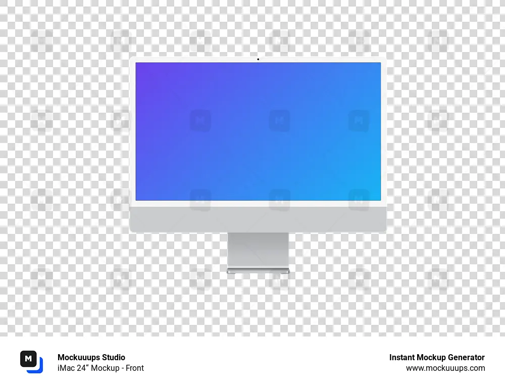 iMac 24“ Mockup - Front