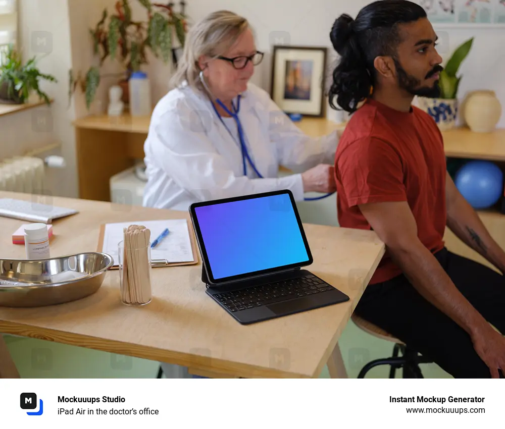 iPad Air in the doctor’s office