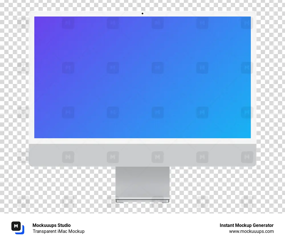 Transparent iMac Mockup