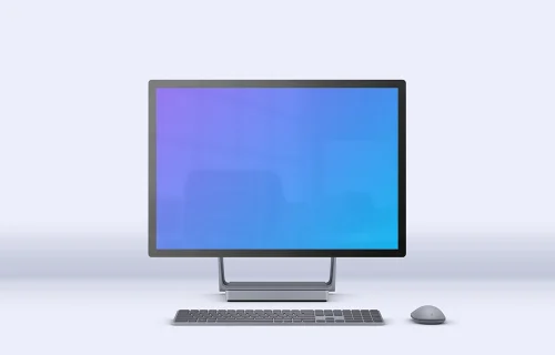 Microsoft Surface Studio 2 Mockup (Front - Light)