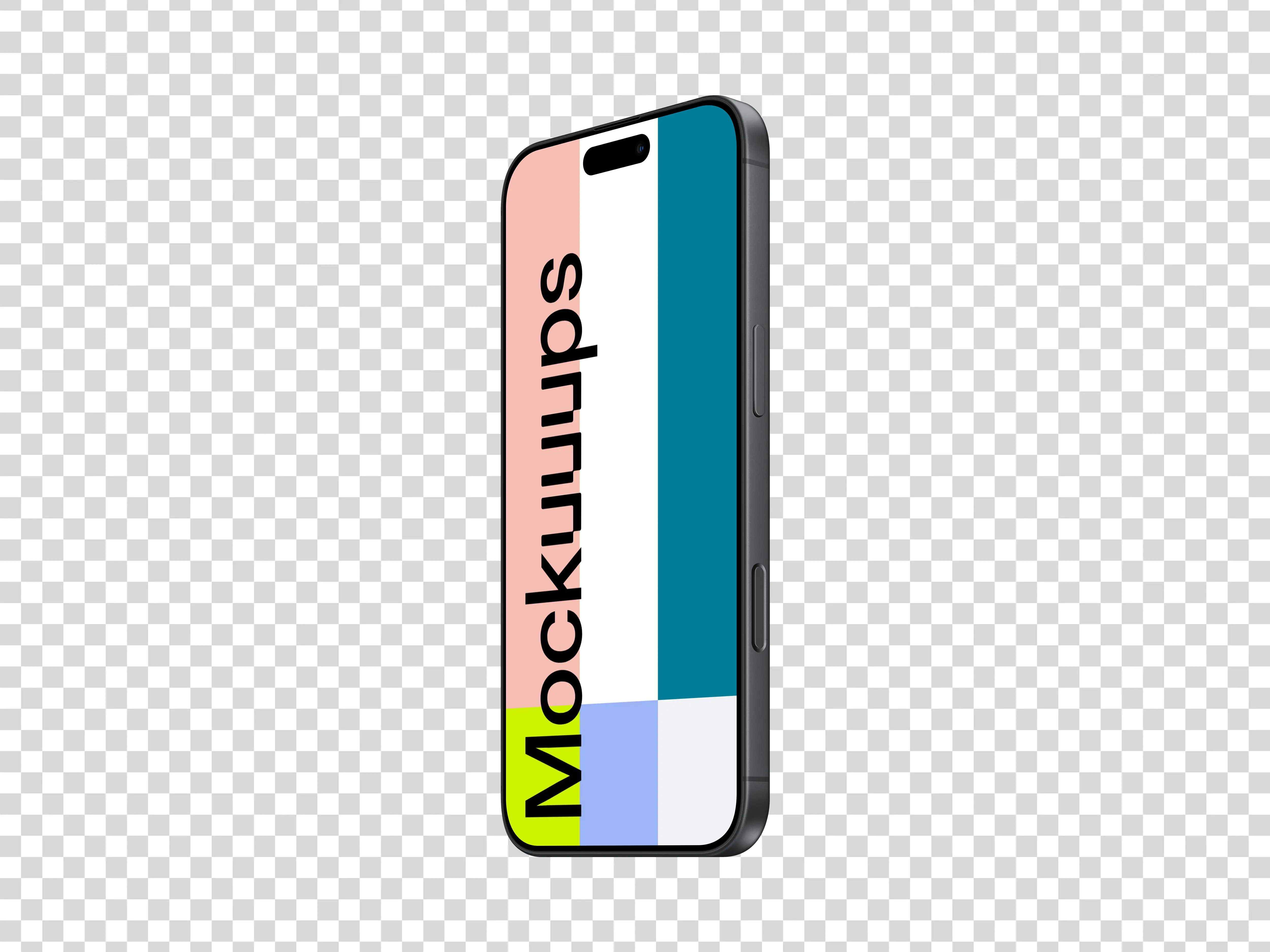 Perspective iPhone 17 Mockup (Right)
