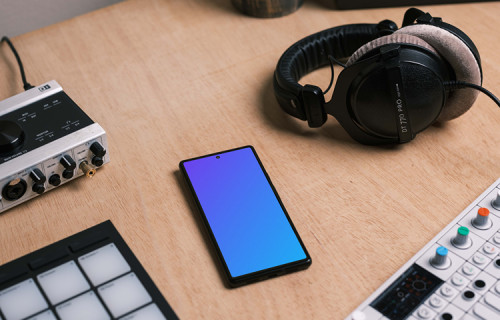 Google Pixel 6 Música Mockup