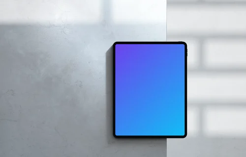 iPad Pro Mockup on an Elegant Marble Surface