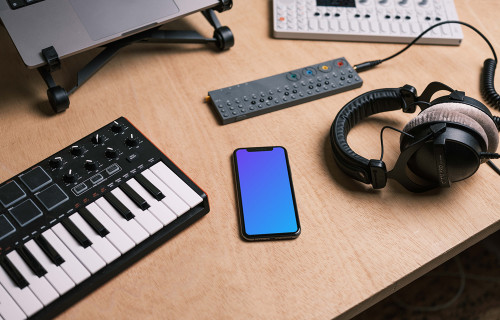 Música para iPhone Mockup