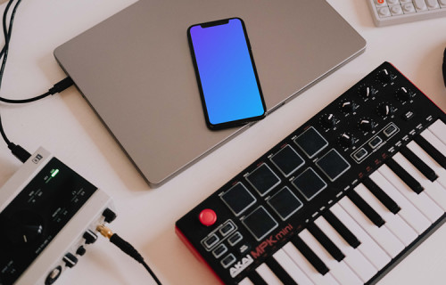 iPhone XS Music Mockup