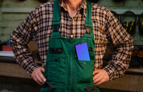 Crafter with Google Pixel 6 in his pocket