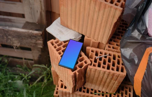 Google Pixel 6 on the brick