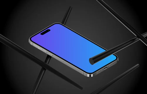 Gravity Smartphone Mockup
