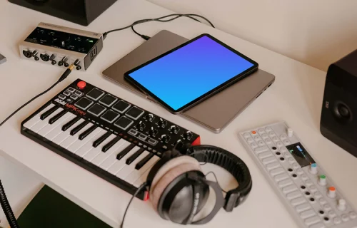 iPad Air Podcast Mockup
