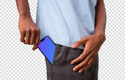 iPhone Pocket Mockup