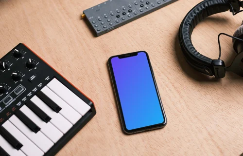 iPhone Podcast Mockup