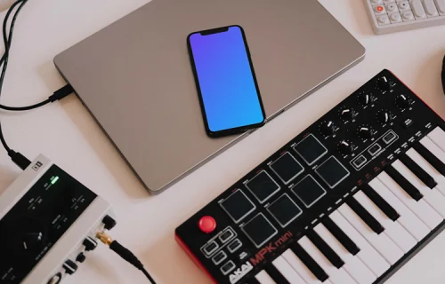 iPhone XS Music Mockup