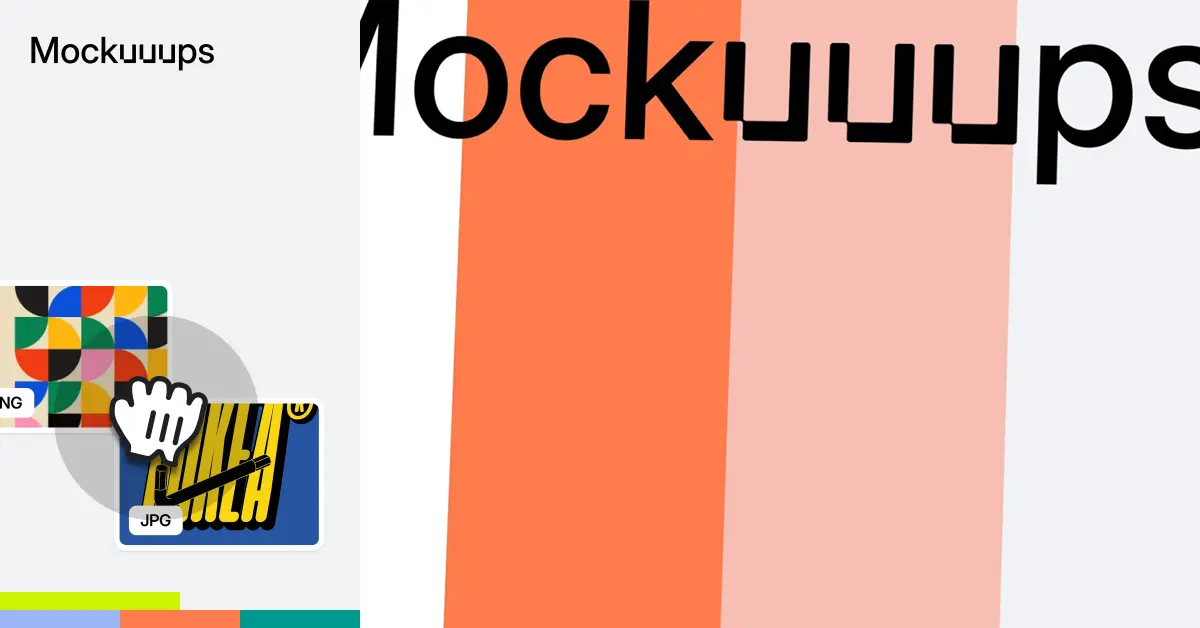 Man framing iPad mockup with both hands Mockuuups Studio