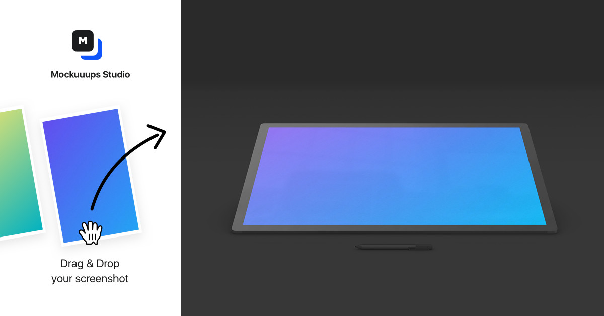 Download Microsoft Surface Studio 2 Mockup Tablet Dark Mockuuups Studio