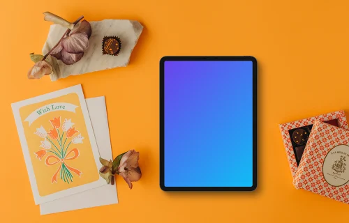 Mother’s day themed mockup