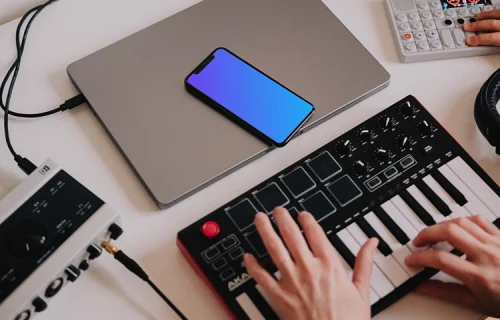 Smartphone Music Mockup