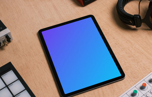 Tablet Podcast Mockup