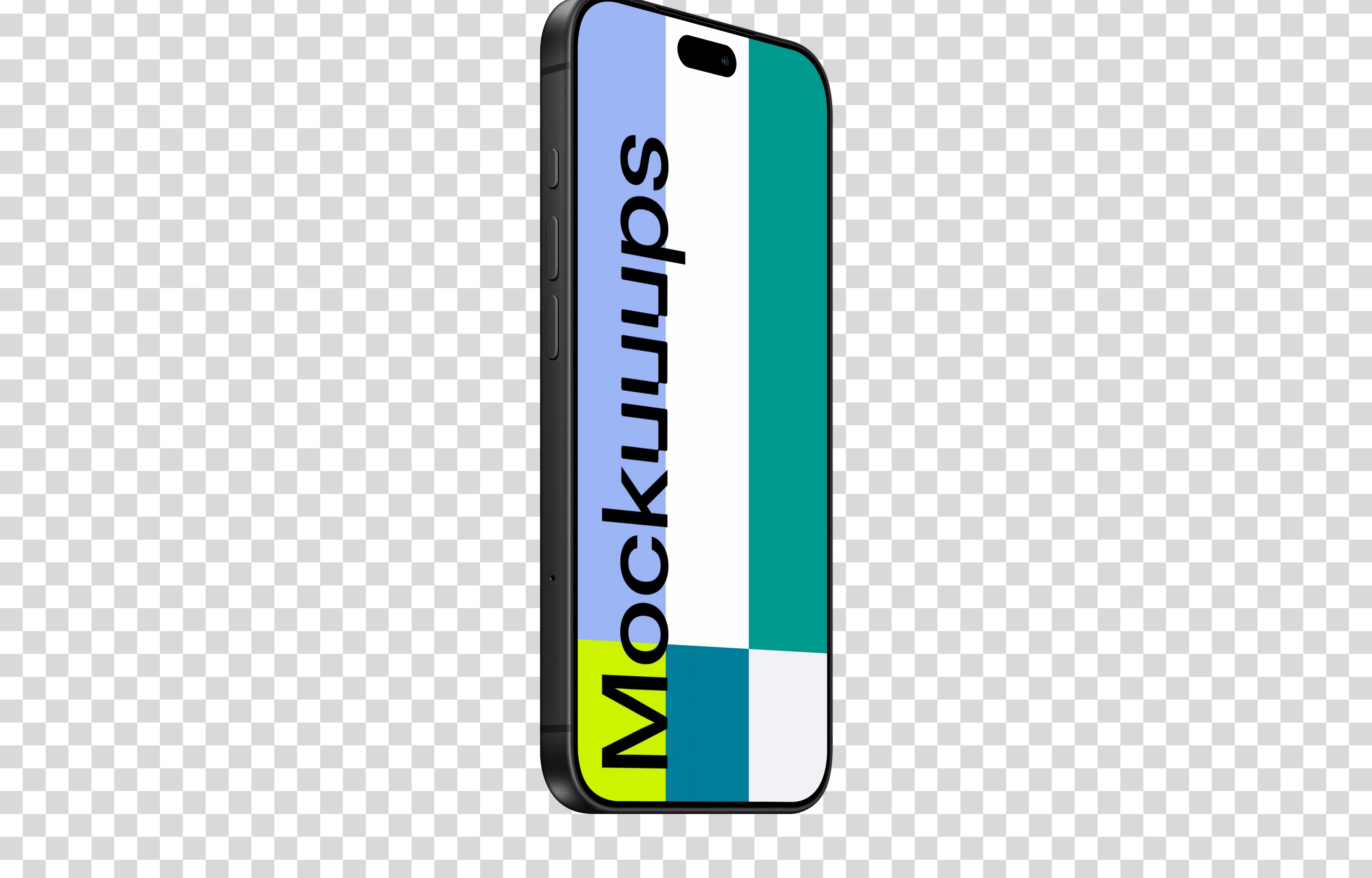 Perspective iPhone 18 Pro Mockup (Left)