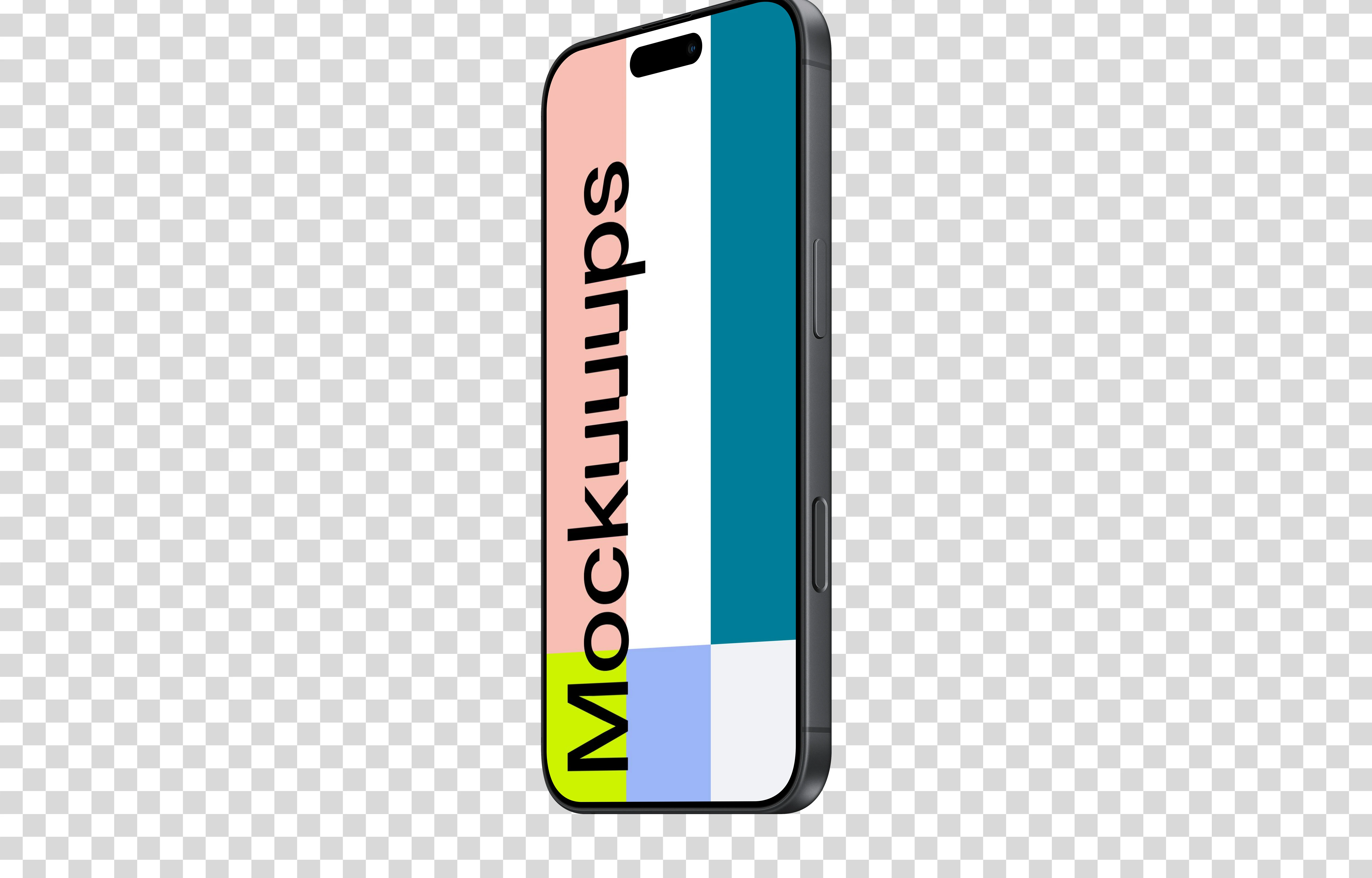Perspective iPhone 17 Mockup (Right)