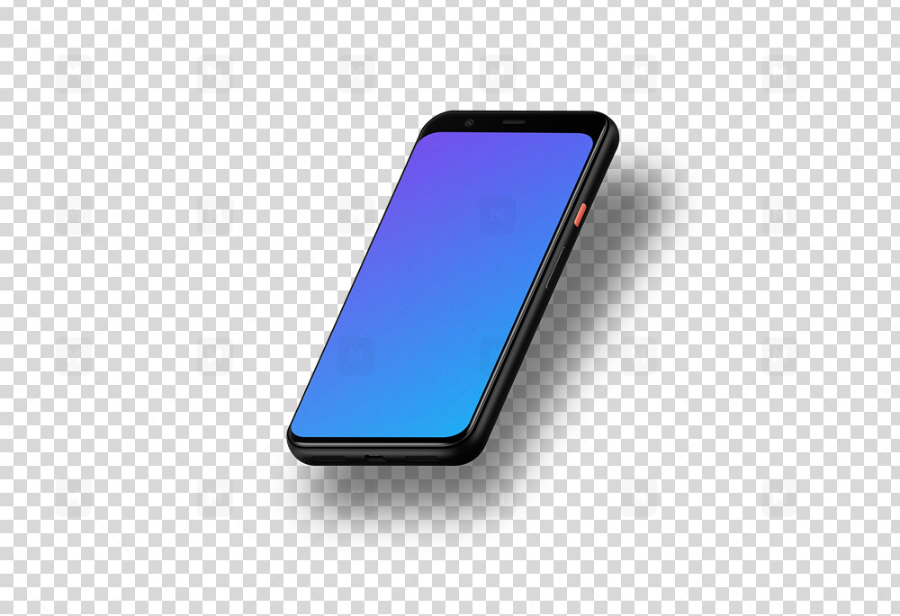 Floating Google Pixel 4 Mockup