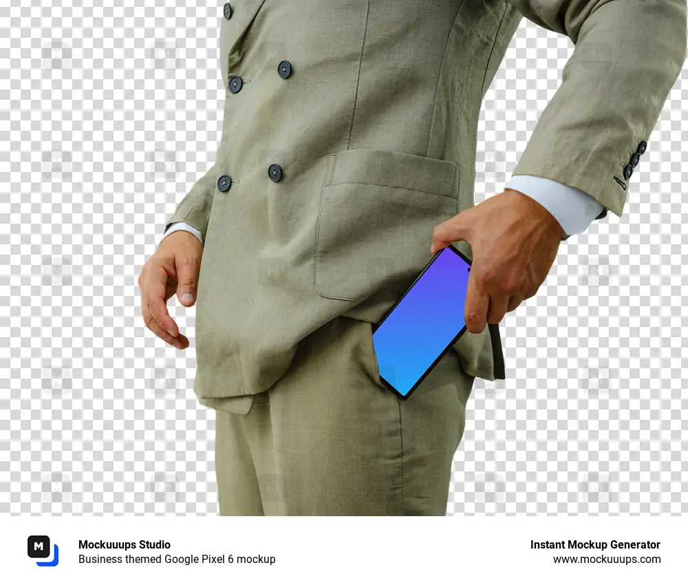 Business themed Google Pixel 6 mockup