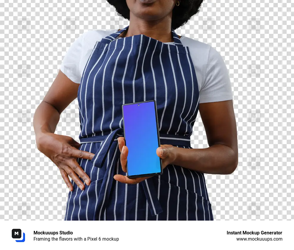 Framing the flavors with a Pixel 6 mockup
