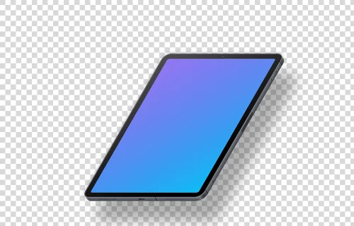 Floating iPad Pro mockup (Right)