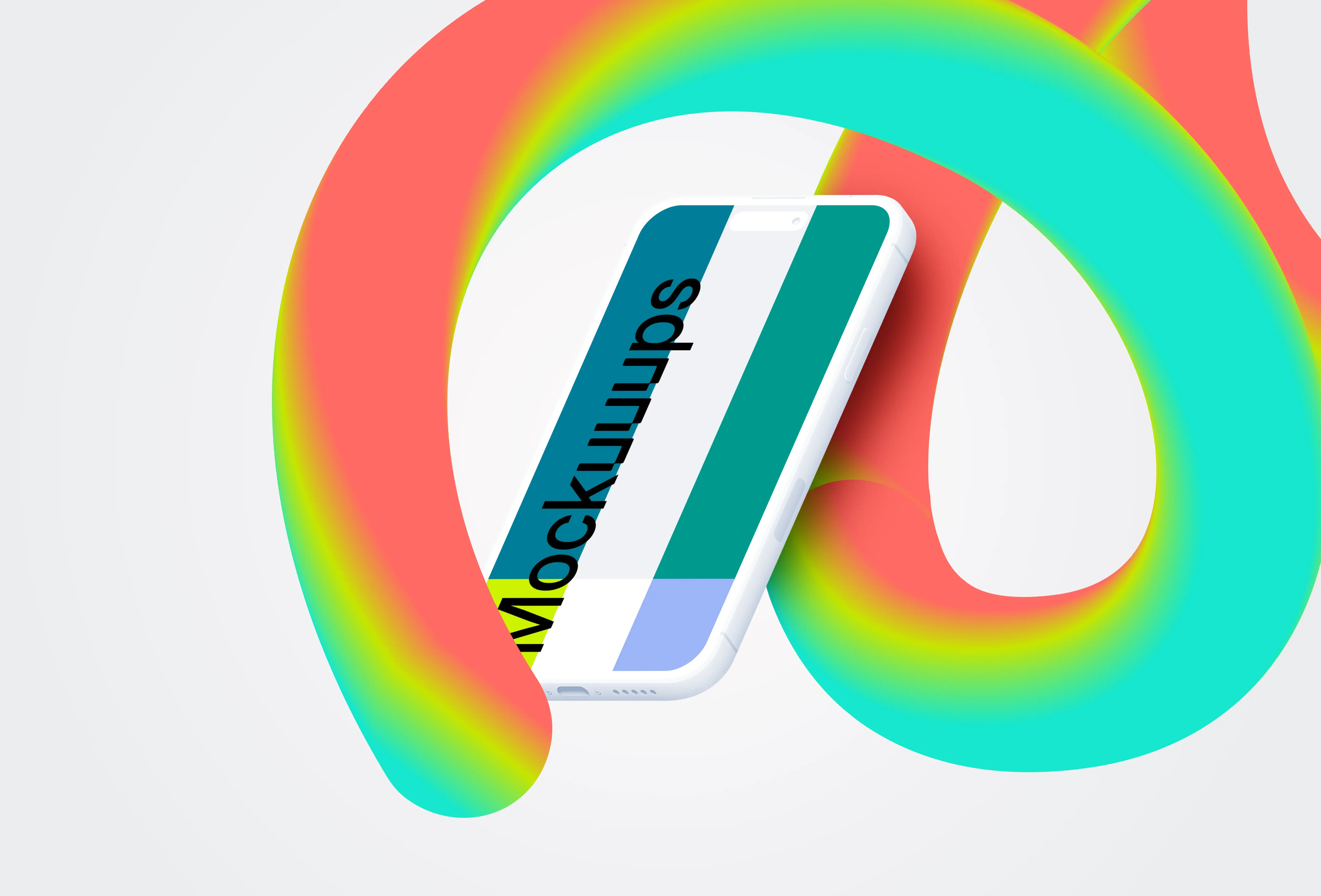 Flying Clay Smartphone Mockup