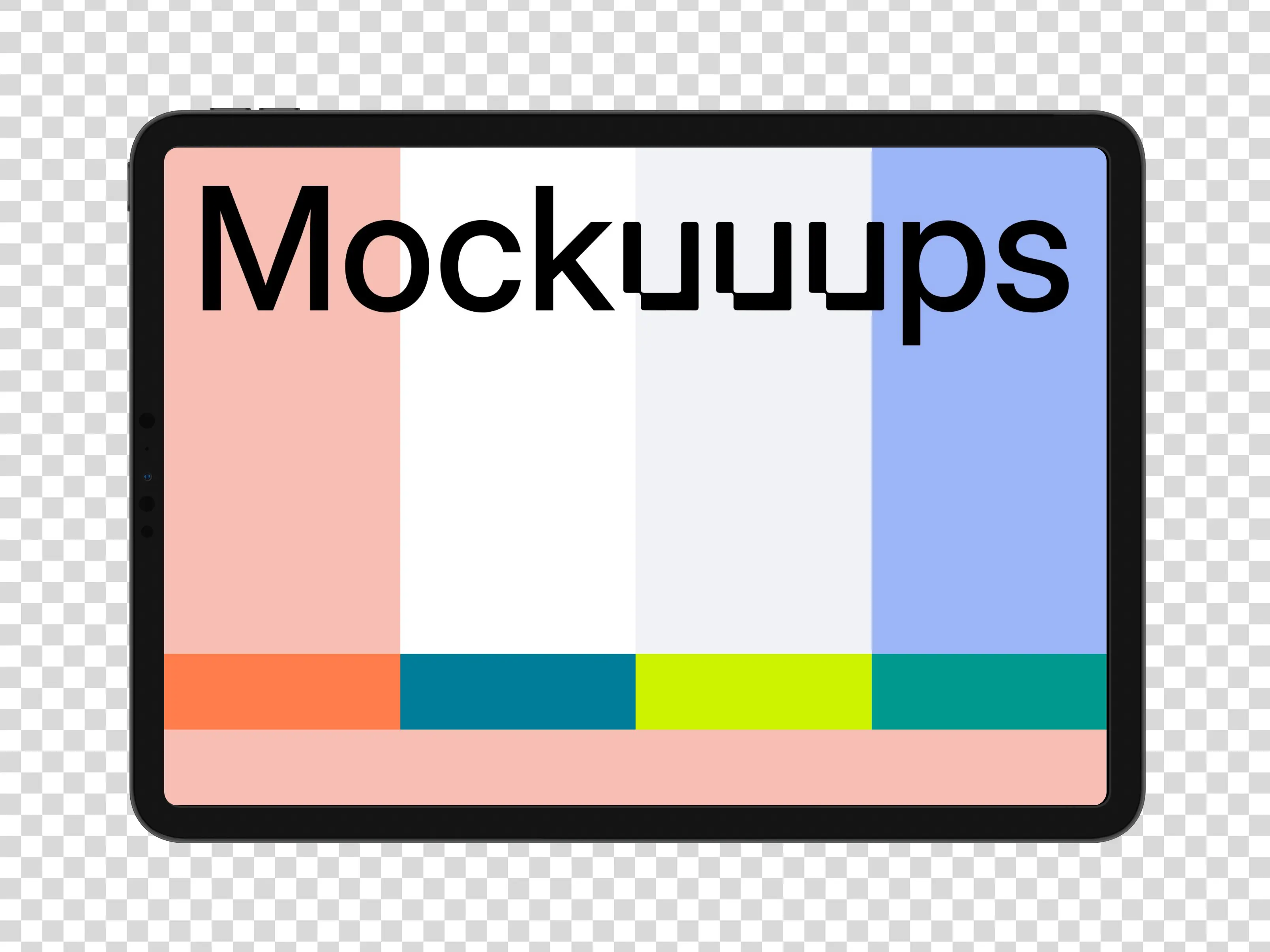 Transparent iPad Pro 11″ Mockup