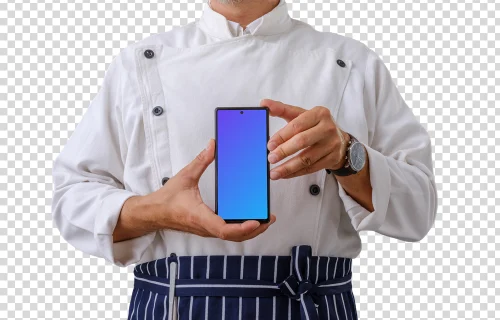 Culinary styled Google Pixel 6 mockup