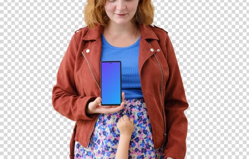 Family related Google Pixel 6 mockup