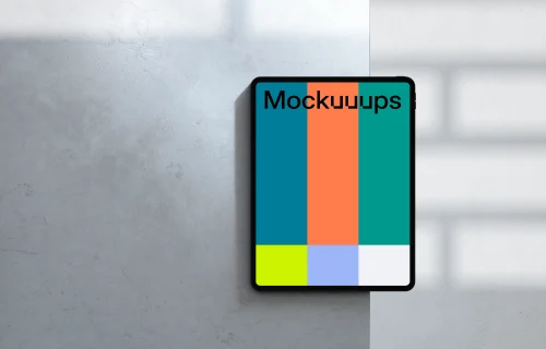 iPad Pro Mockup on an Elegant Marble Surface