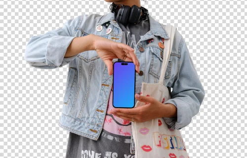Showcasing academia with an iPhone mockup