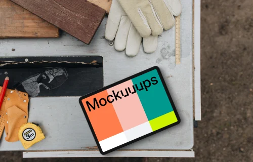 Tablet in the workshop