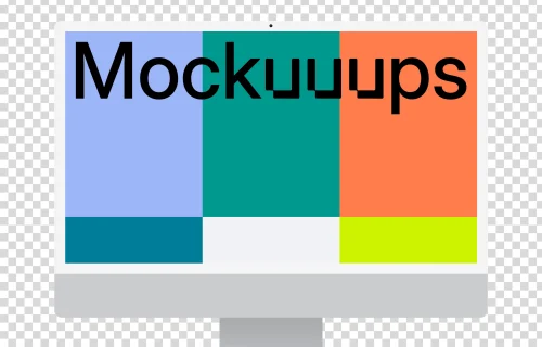 Transparent iMac Mockup