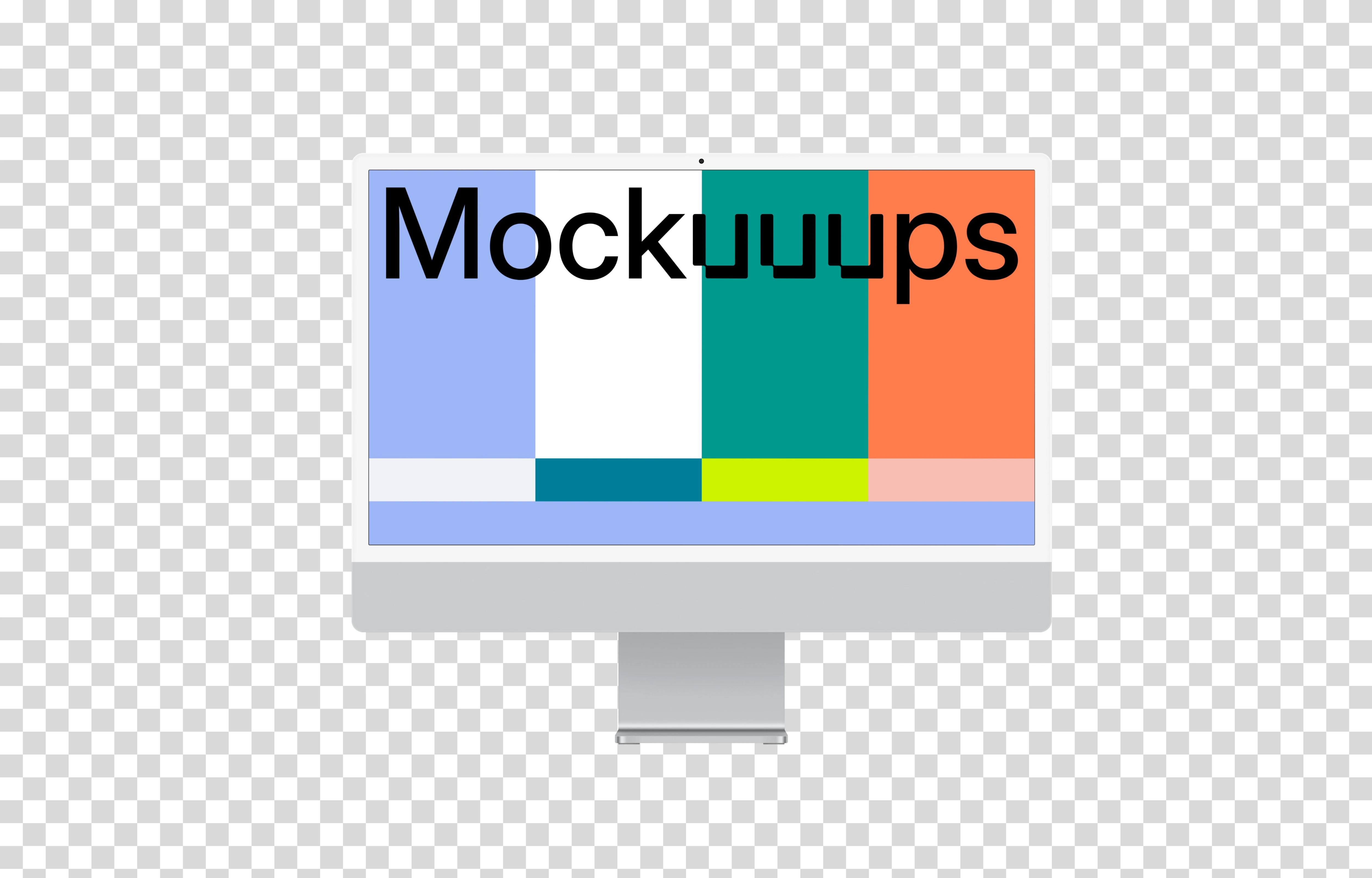 iMac 24“ Mockup - Front