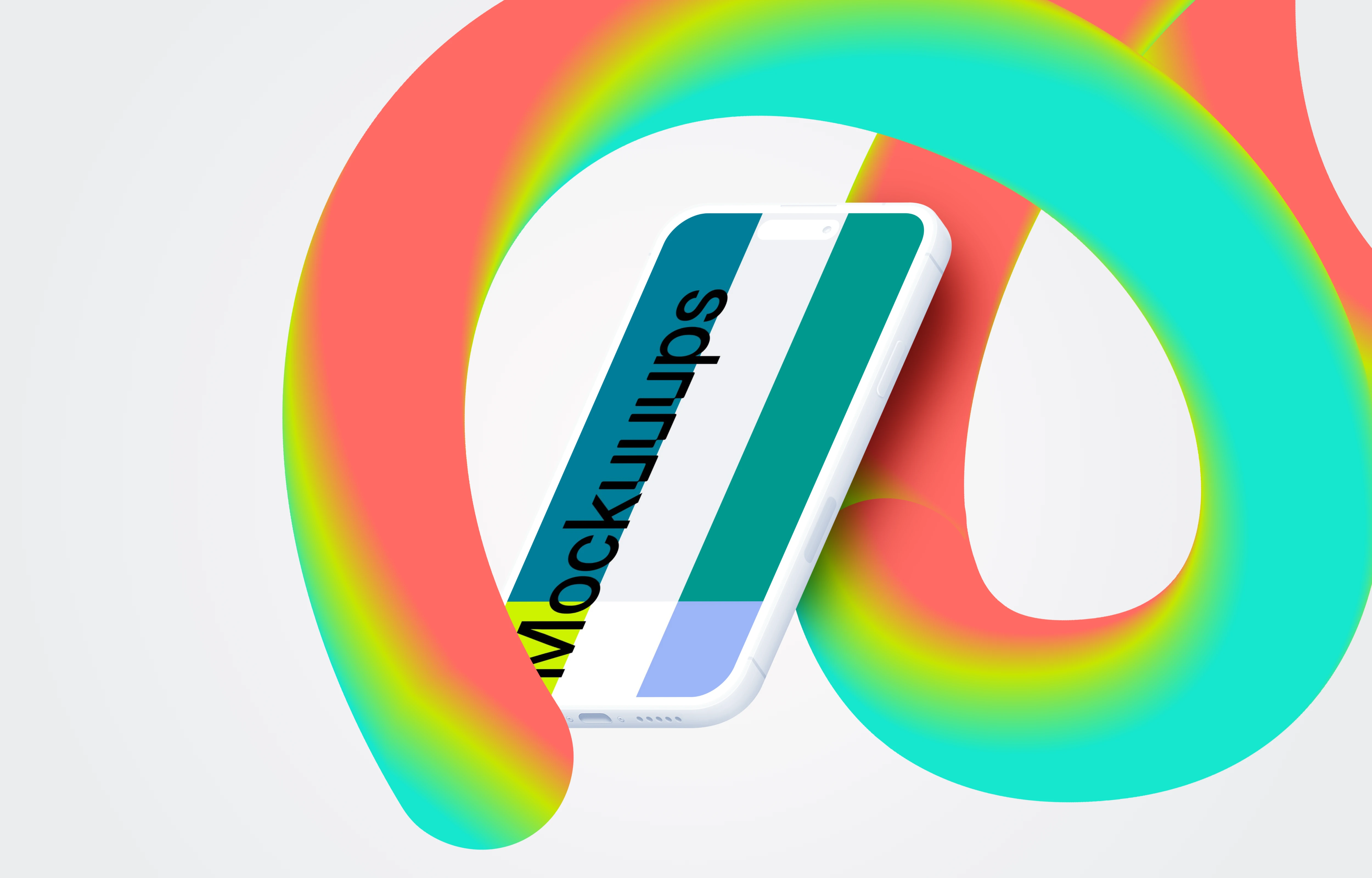 Flying Clay Smartphone Mockup