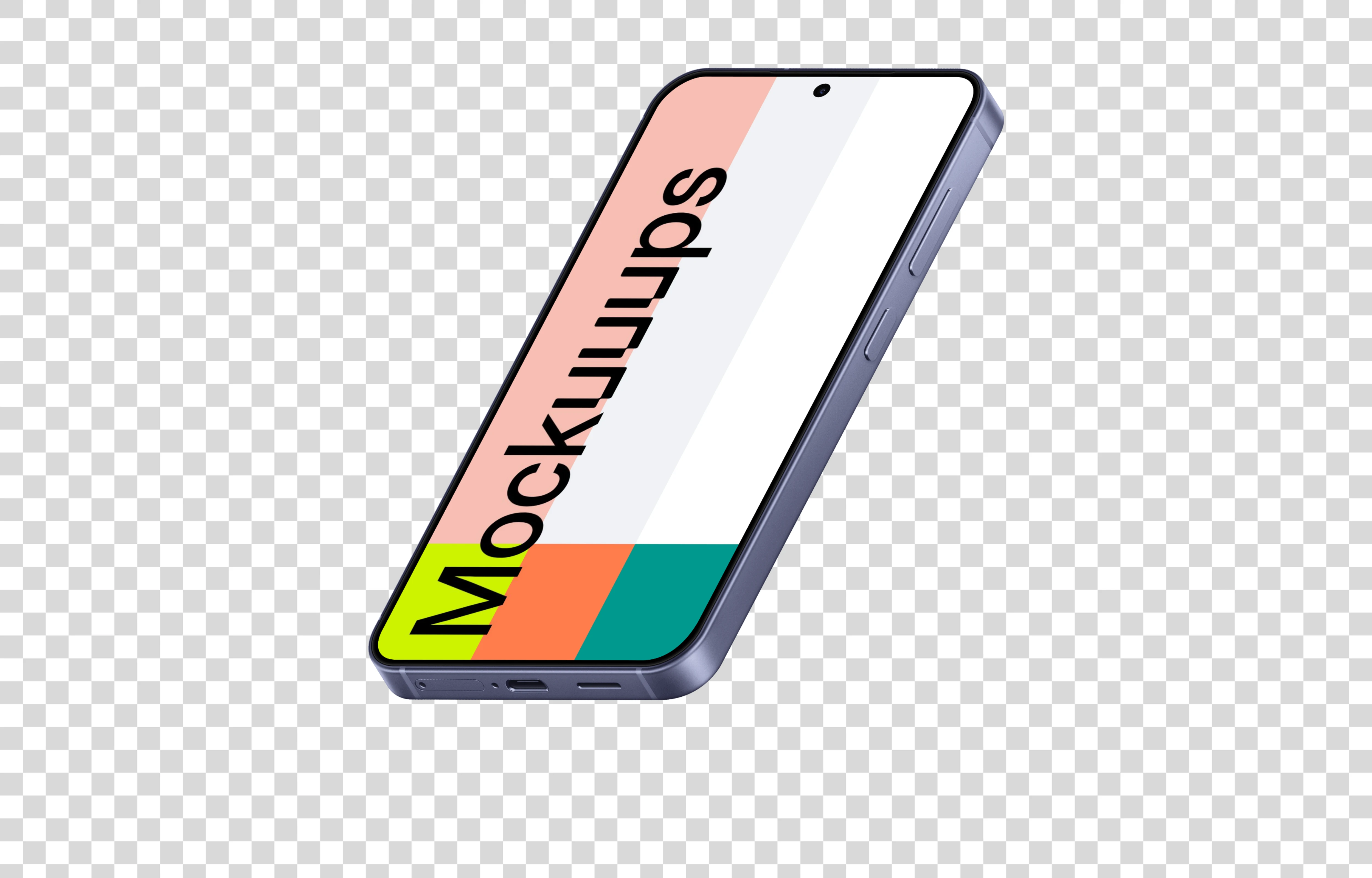 Free Isometric Samsung Galaxy S26 Mockup