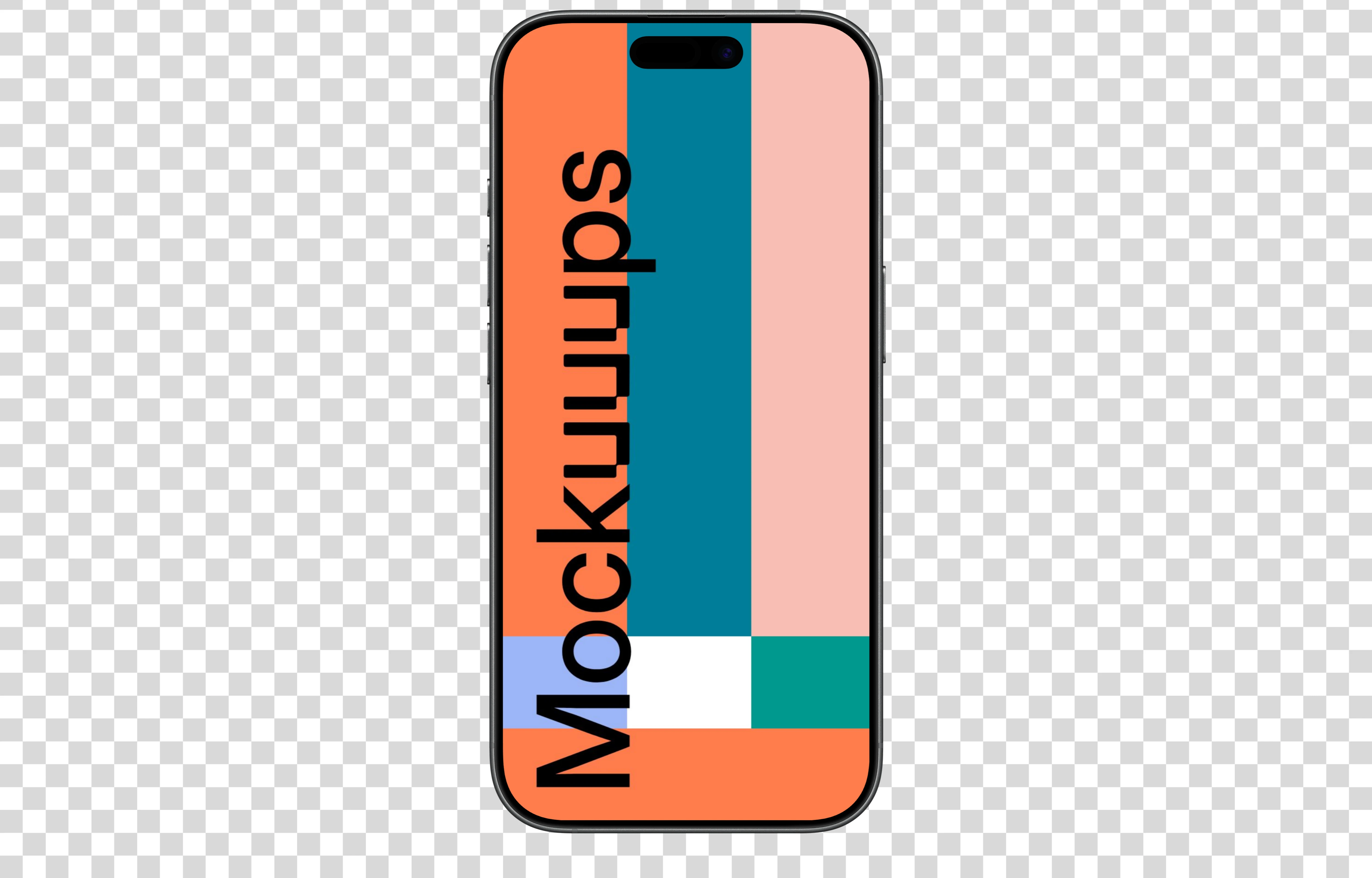 Free Transparent iPhone 17 Mockup