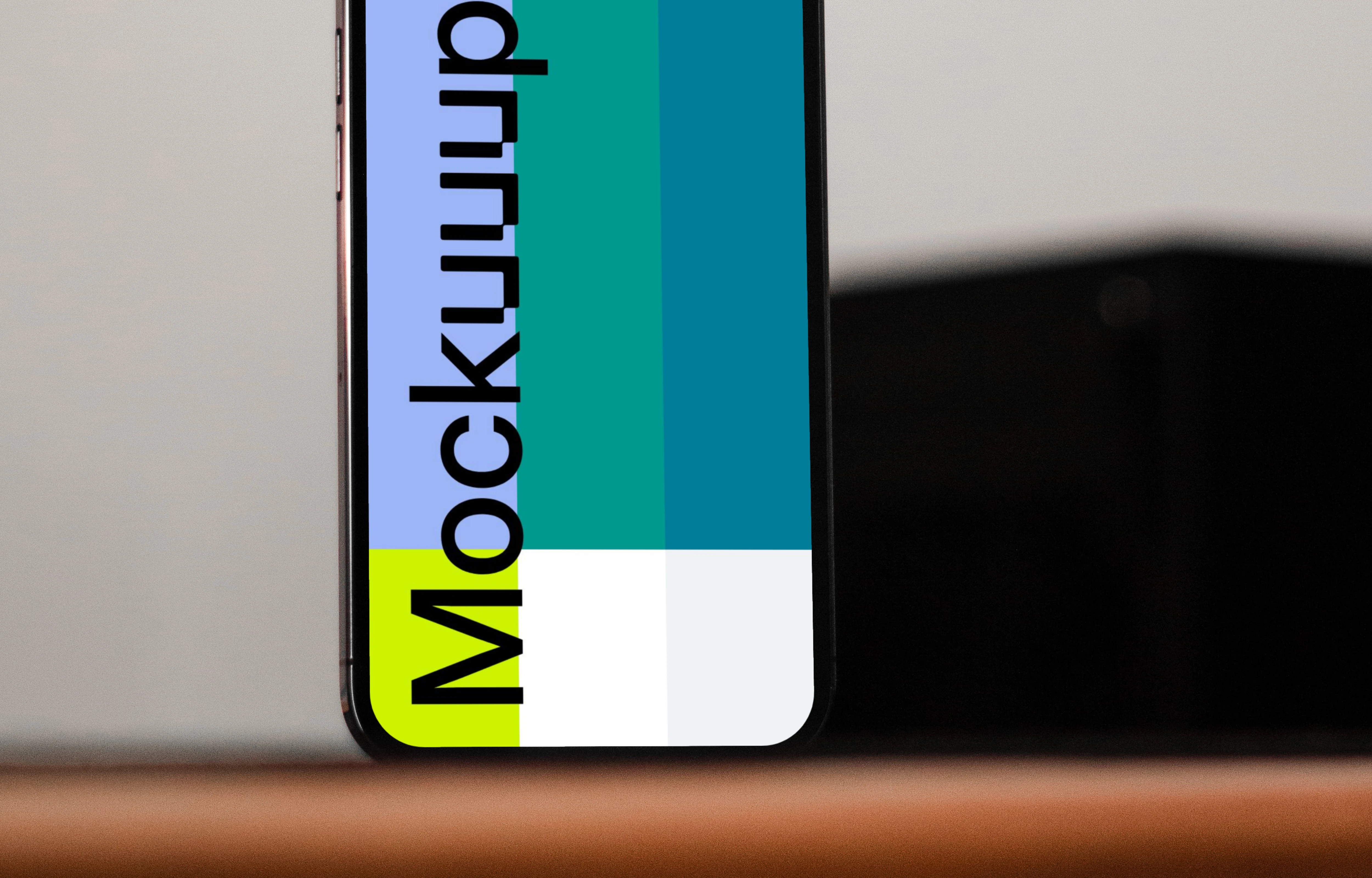 iPhone 13 Pro mockup on table