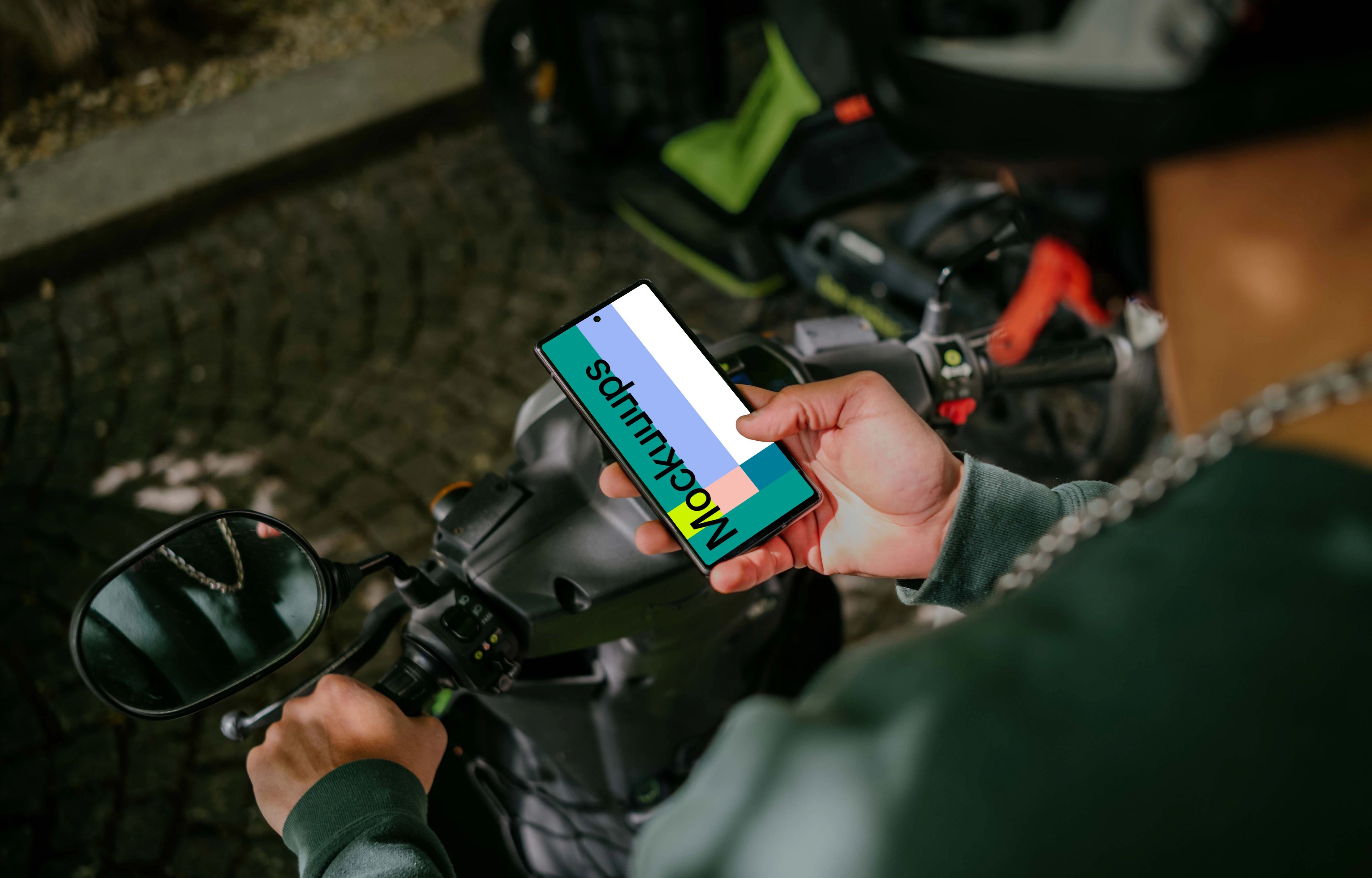 Man scrolling on Google Pixel 6 mockup