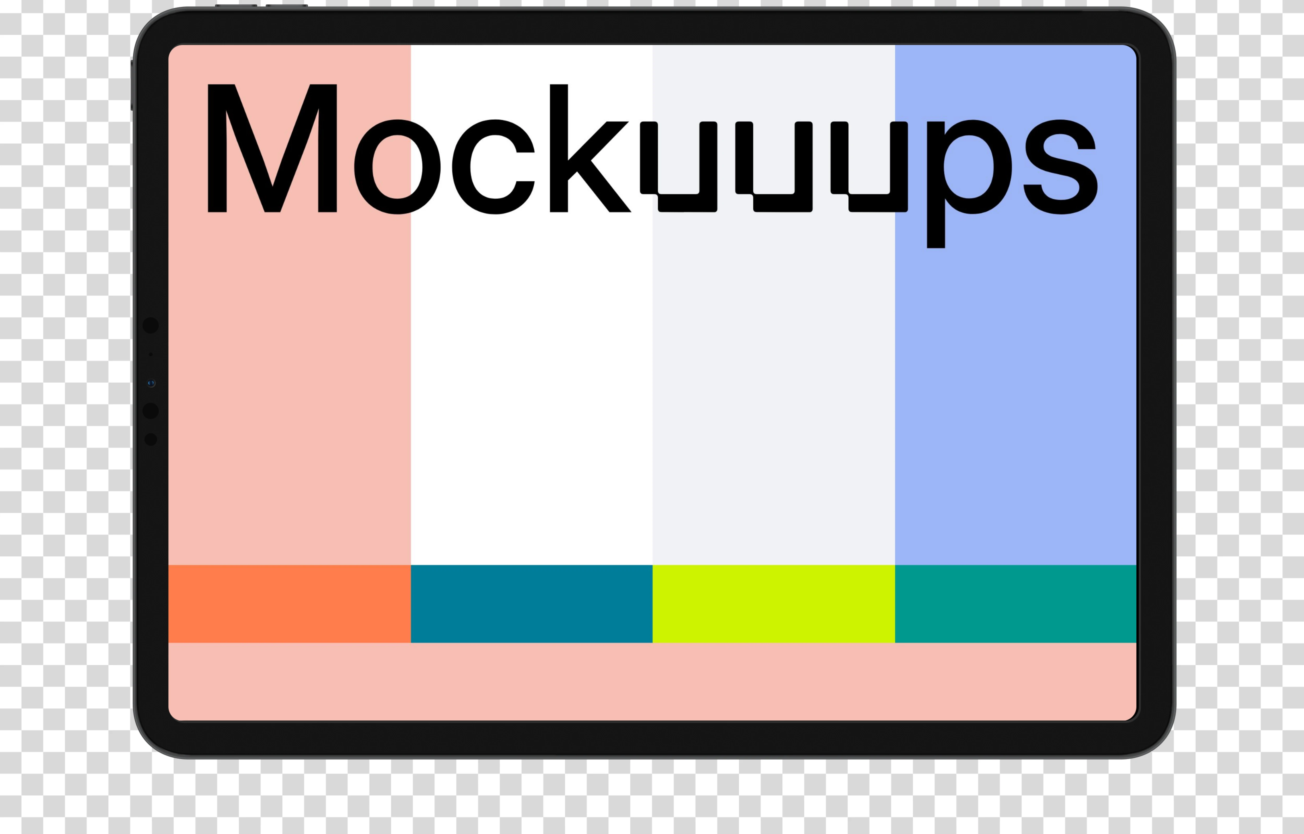 Transparent iPad Pro 11″ Mockup