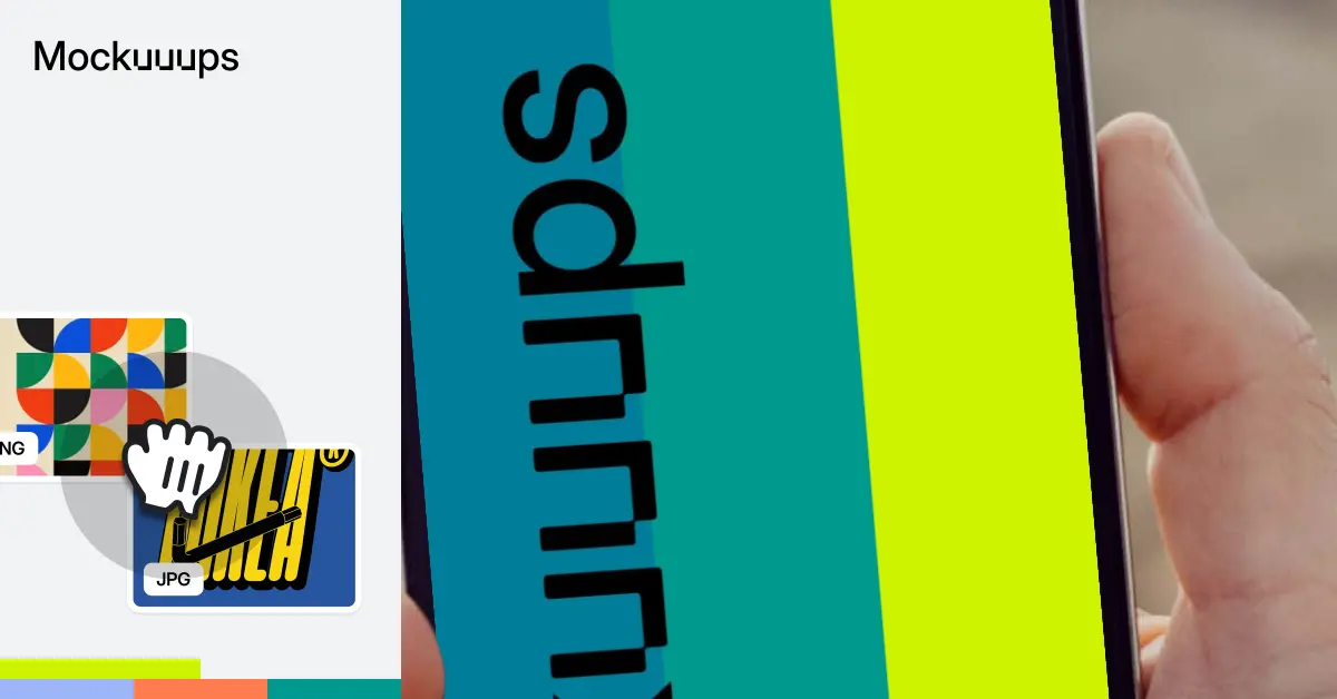 iPhone 13 Pro mockup held by a user from a high location. - Mockuuups ...