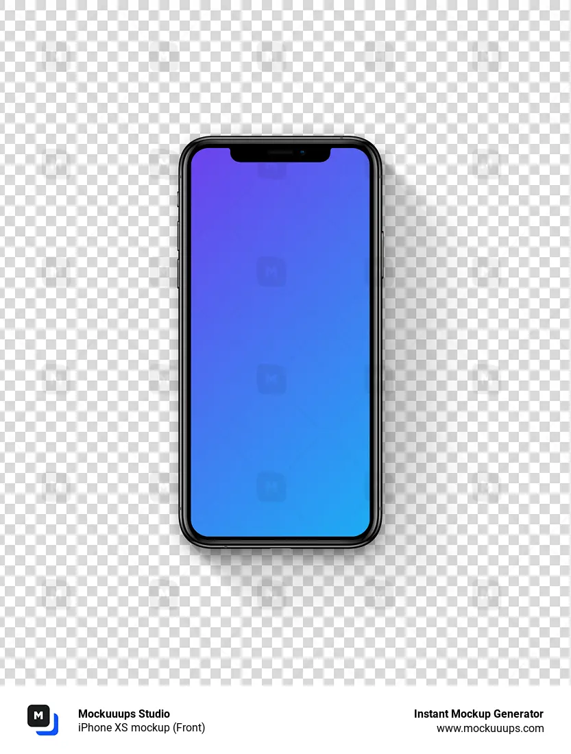iPhone XS mockup (Front)
